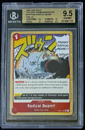 BGS 9.5 One Piece OP01-029 UC* Radical Beam!! - EN - Romance Dawn - Graded