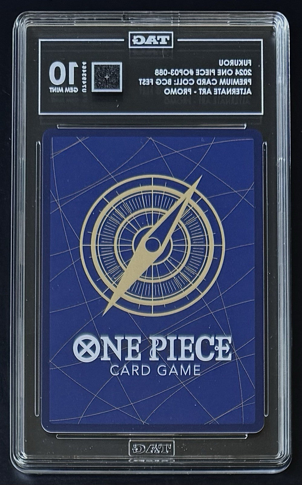 TAG 10 One Piece OP03-088 UC - Fukurou - Alt Art Promo - EN - Foil - Fest 23-24