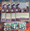 4x One Piece OP08-077 R Conquest of the Sea - ENG - Foil - Playset - TCG - NM/M