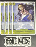 4 x One Piece OP12-108 R Donquixote Rosinante - English - Foil - Playset - NM/M
