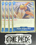4 x One Piece ST12-017 C Plastic Surgery - English - PRB02 Foil - Playset - NM/M