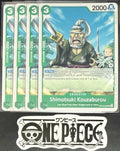 4x One Piece OP12-029 UC - Shimotsuki - EN - Regular - Play Set - LD01 - NM/M