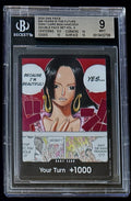 BGS 9 One Piece OP07 Don!! Card Alt Art - English - 500 Years Future - Graded