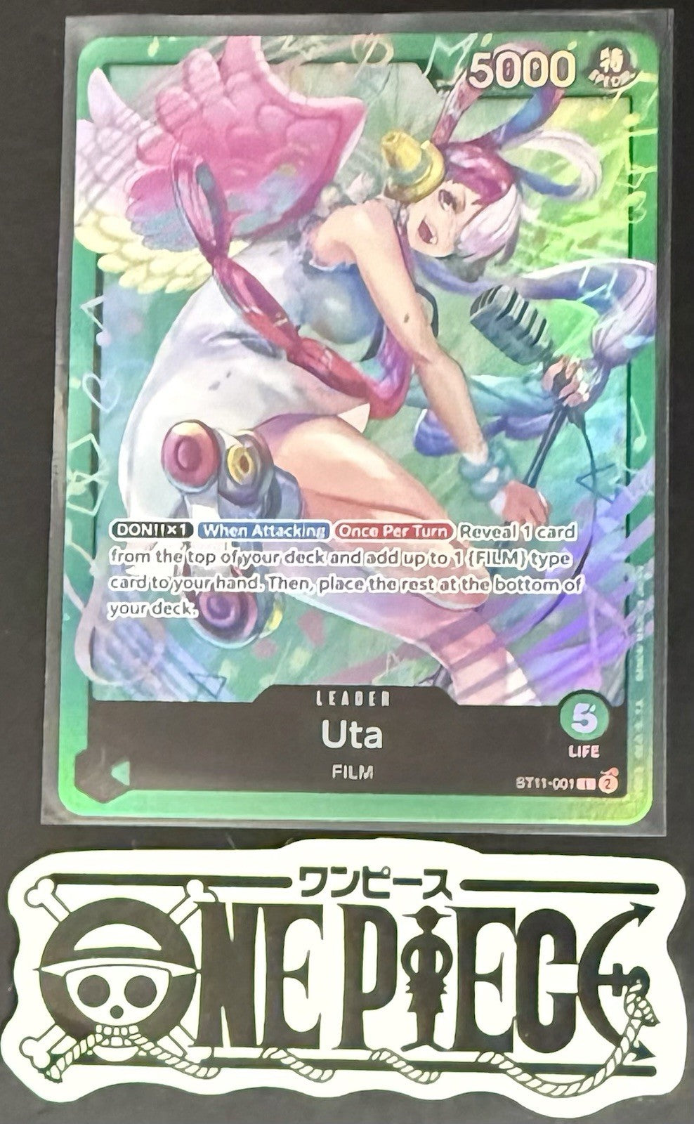 One Piece ST11-001 L Uta - English - Foil - Playset - ST16 - TCG - NM/M