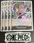 4x One Piece OP17-095 C - Roronoa Zoro - EN - Regular - Play Set - TCG - NM/M