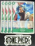 4x One Piece OP14-028 C Johnny - ENG - Regular - Playset - NM/M
