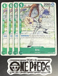4x One Piece OP04-022 UC Eric - English - Regular - Play Set - TCG - NM/M