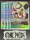 4x One Piece EB02-015 SR Jewelry Bonney - English - Foil - Play Set - TCG - NM/M