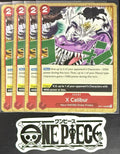 4 x One Piece OP11-020 UC X Calibur - ENG - Regular - Playset - TCG - NM/M