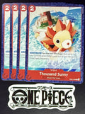 4x One Piece EB02-009 C Thousand Sunny - English - Regular - Play Set - TCG-NM/M