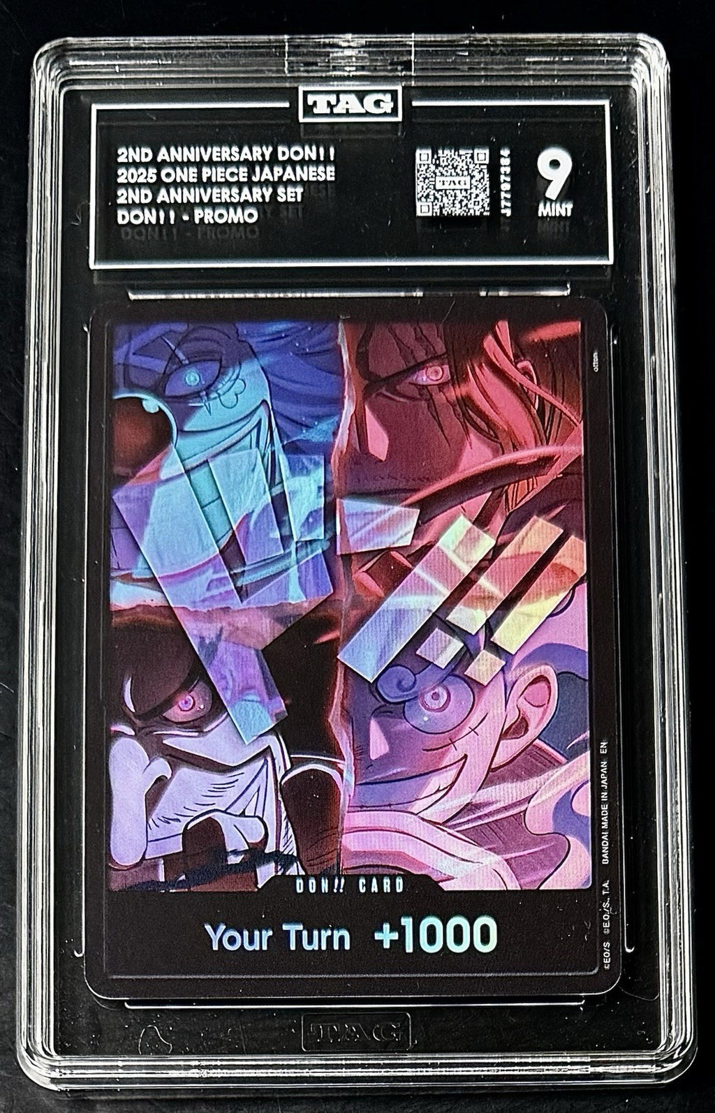 TAG 9 One Piece 2nd Anniversary Don Card Promo - EN - Foil