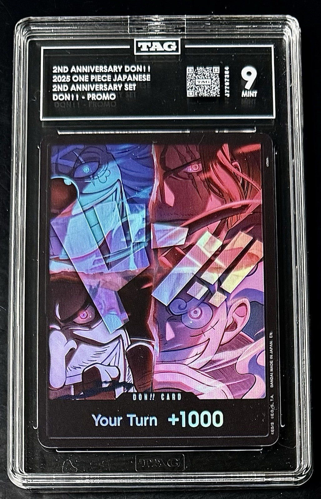 TAG 9 One Piece 2nd Anniversary Don Card Promo - EN - Foil
