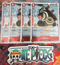 4x One Piece OP08-008 R Dalton - English - Playset - Foil - TCG - NM/M