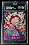 TAG 10 One Piece P-041 P - Monkey.D.Luffy - Alt Art - JP - 1st Anniversary Guide