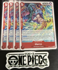 4x One Piece OP17-015 UC - Marco - EN - Regular - Play Set - TCG - NM/M