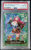 PSA 10 One Piece OP07-019 L - Jewelry Bonney - EN - Foil - ST24 Jewelry Bonney