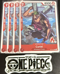 4x One Piece OP16-004 C - Curiel - EN - Regular - Play Set - SD01 - NM/M