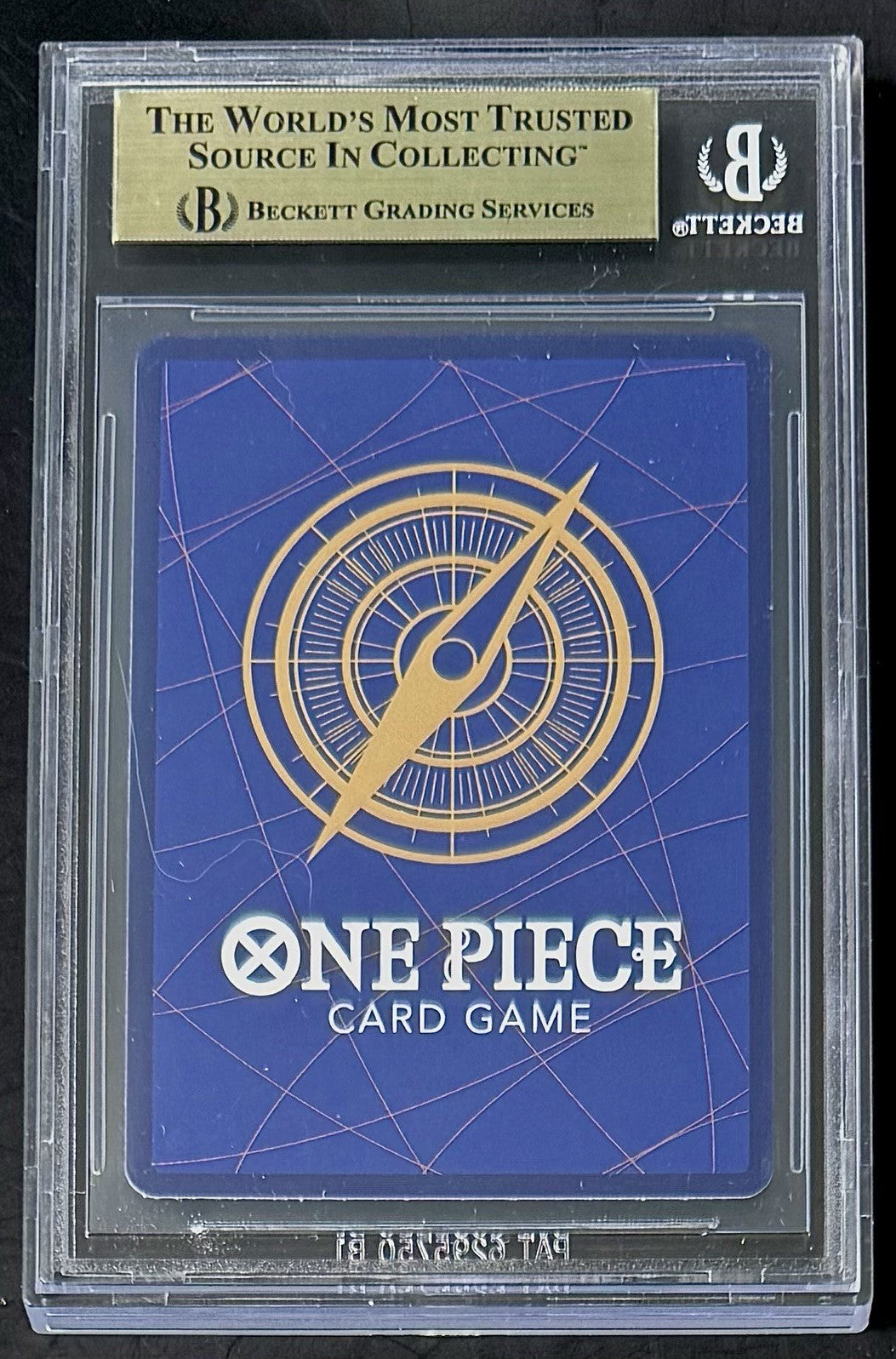 BGS 9.5 One Piece OP02-004 SR Edward.Newgate - English - Paramount War - Graded
