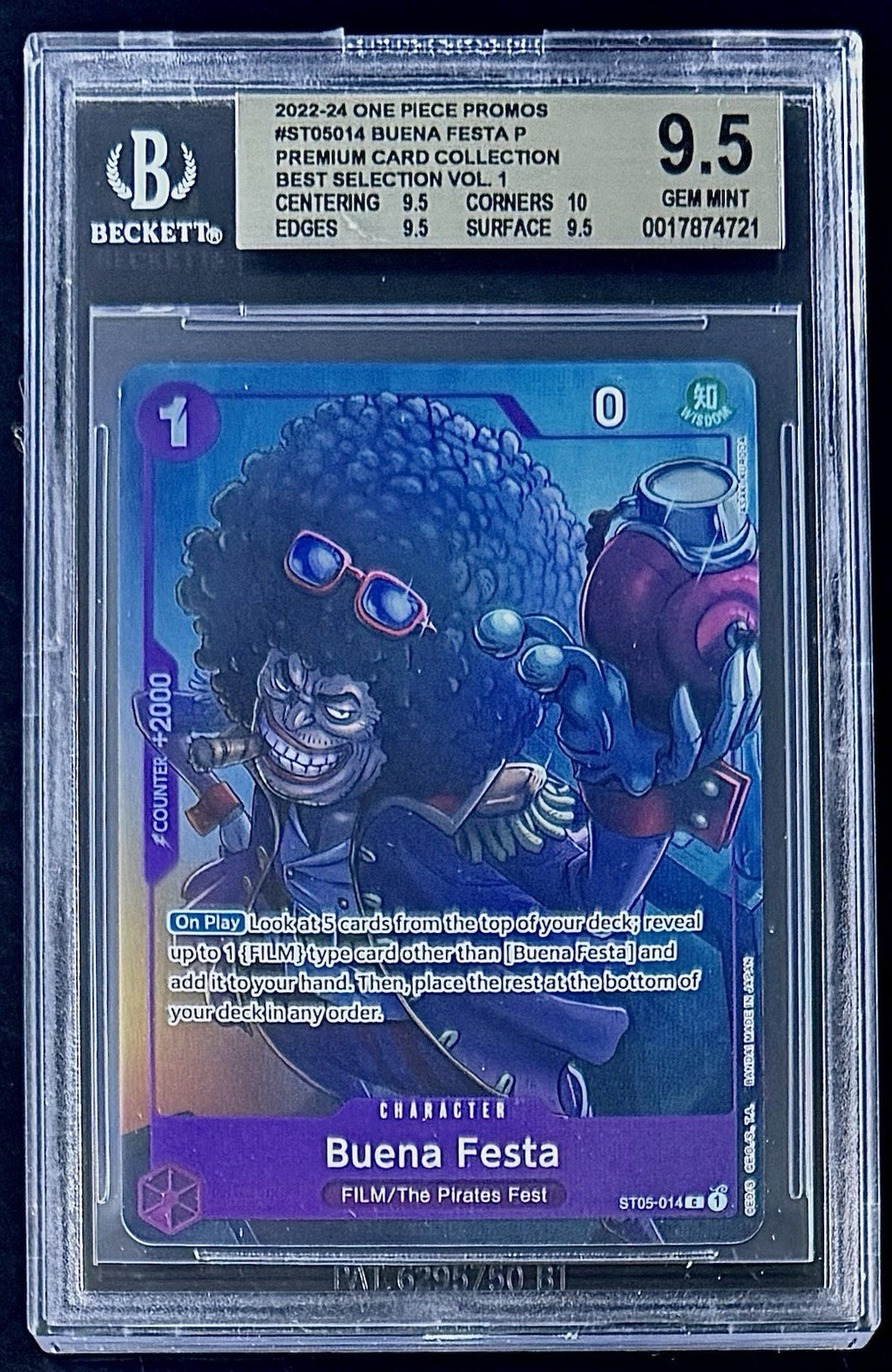 BGS 9.5 One Piece ST05-014 C - Buena Festa - EN - Foil - Best Selection Vol.1