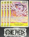 4x One Piece OP08-102 UC Charlotte Opera - ENG - Regular - Play Set - TCG - NM/M