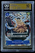 BGS 10 One Piece TR OP11-058 UC - Monkey.D.Luffy - Treasure Rare - EN - Foil