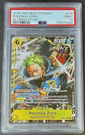 PSA 9 One Piece ST29-014 SR* - Roronoa Zoro- Alt Art - EN - Foil - Egghead