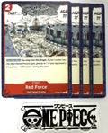 4x One Piece OP09-021 C Red Force - English - Playset - TCG - NM/M