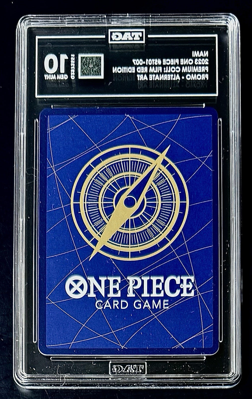 TAG 10 One Piece  ST01-007 C - Nami - Alt Art Promo - EN - Foil - Film Red