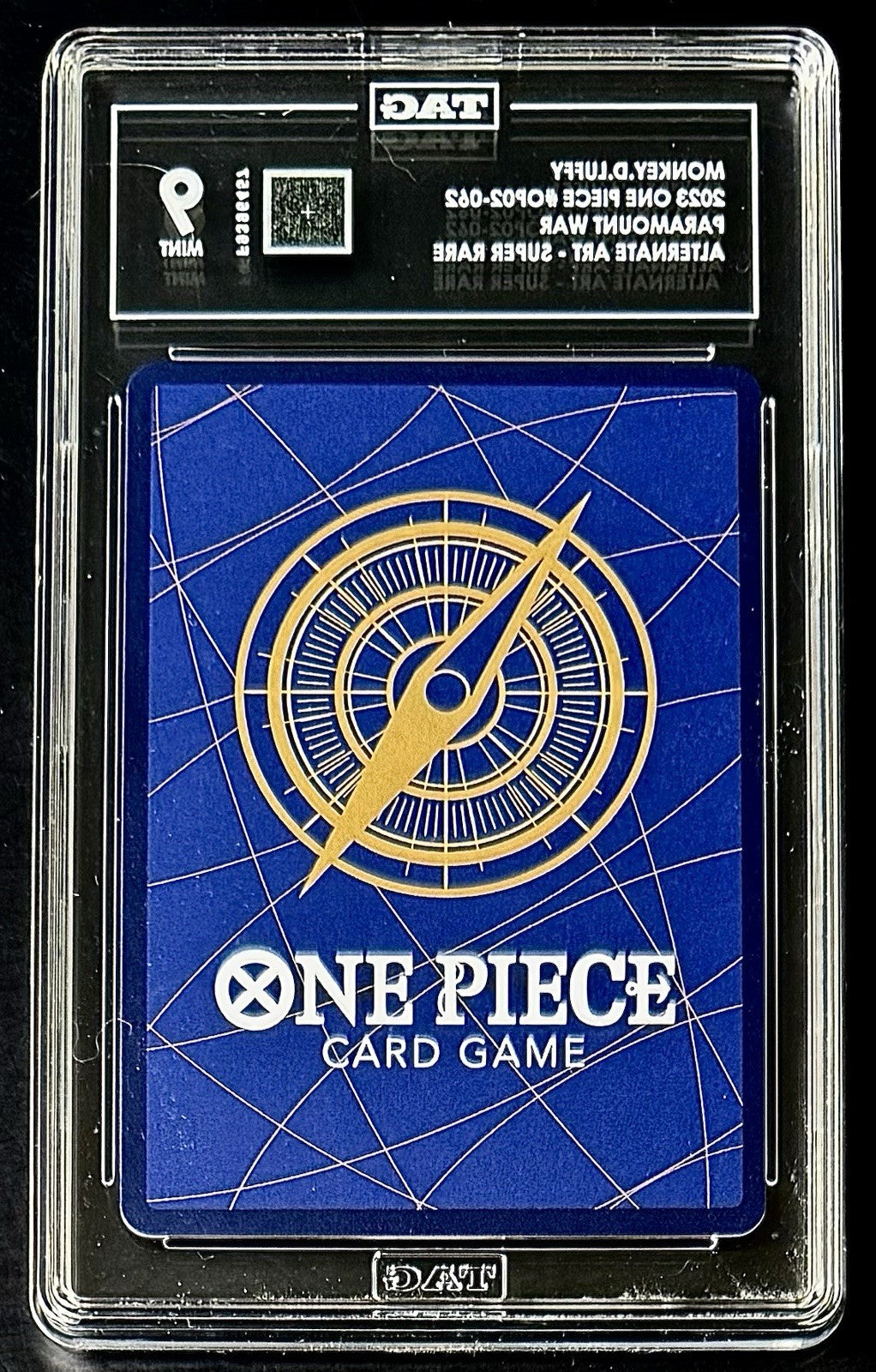 TAG 9 One Piece OP02-062 SR - Monkey.D.Luffy - Alt Art - EN - Paramount War