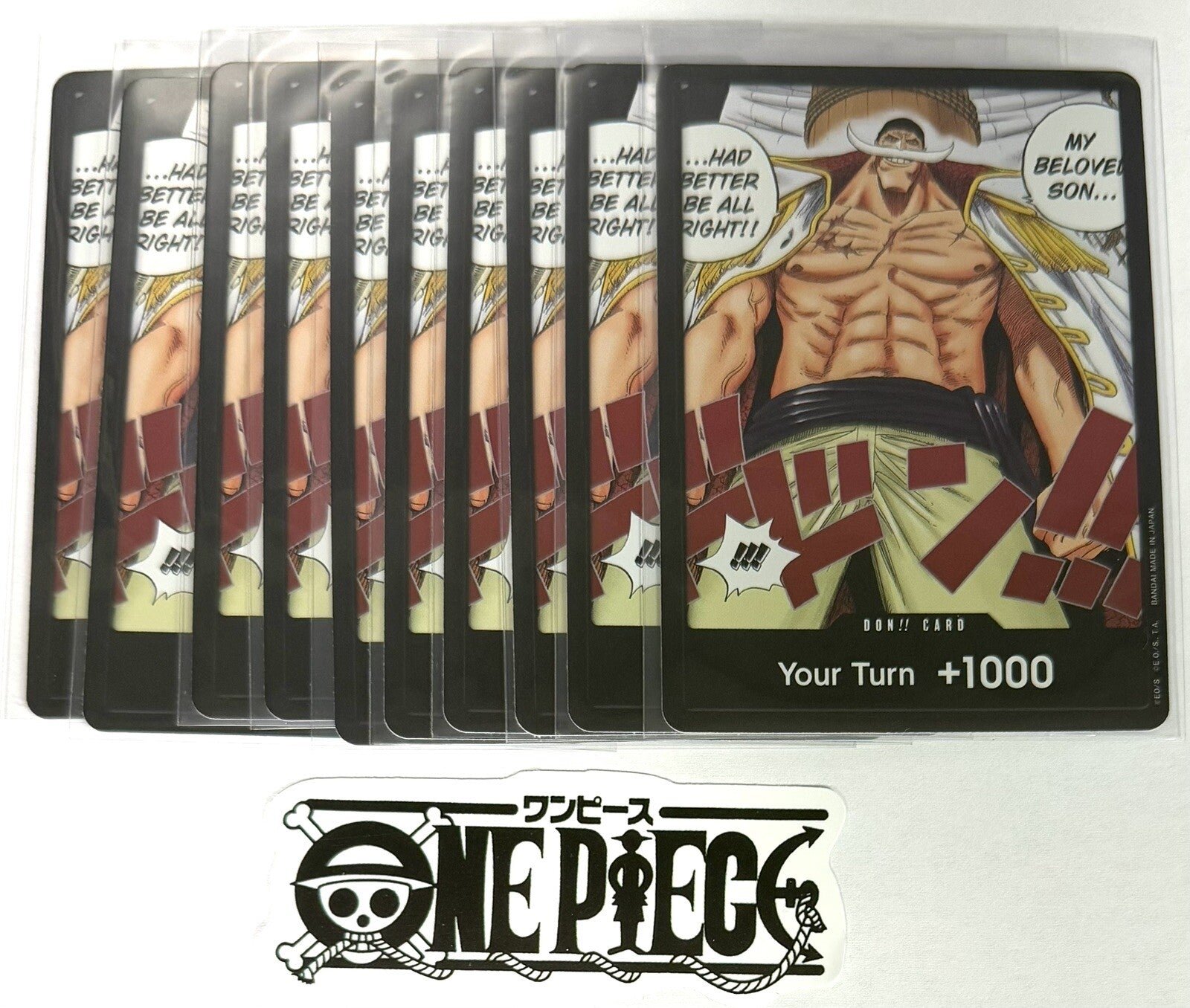 10x One Piece OP08 Don Cards - Foil - English - Play Set - TCG - NM/M