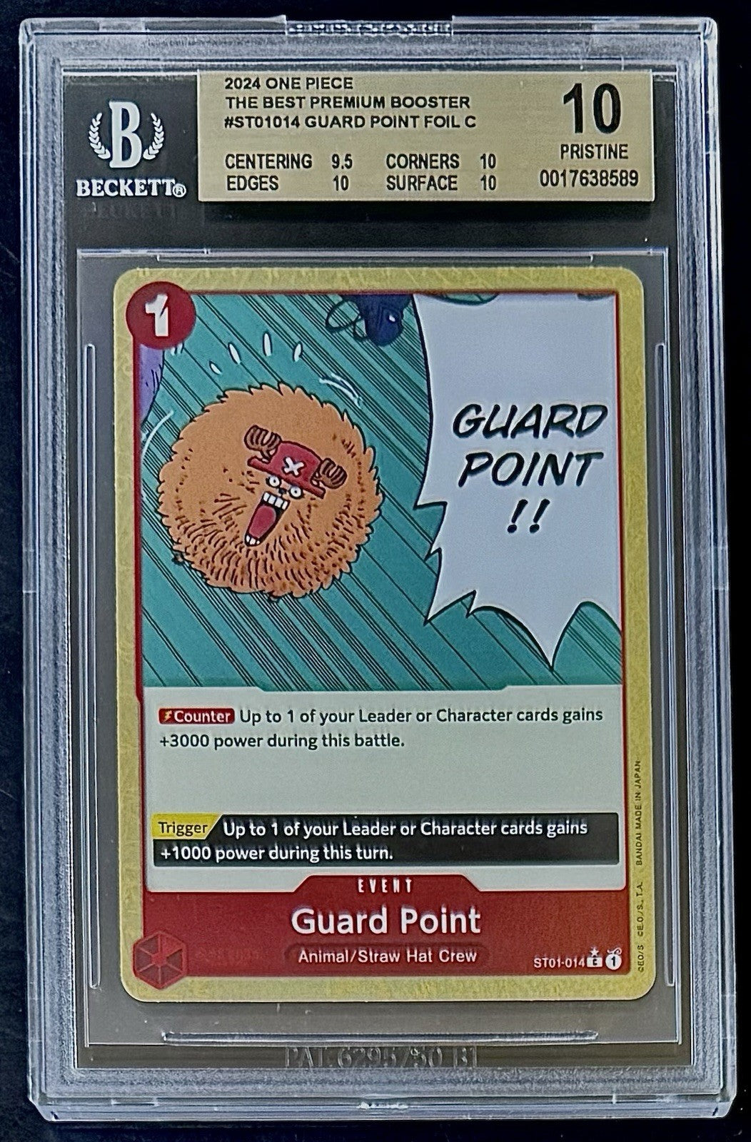 BGS 10 One Piece ST01-014 C* - Guard Point - Foil - EN - PRB01 The Best