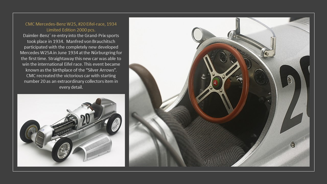 CMC M-103 Mercedes-Benz W25 #20, 1:18