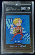 TAG 10 One Piece Don Card - Sanji - JP - Kumamoto Prefecture Special Don!!