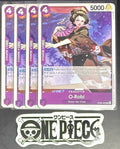 4x One Piece OP05-063 C O-Robi - English - Regular - Play Set - TCG - NM/M