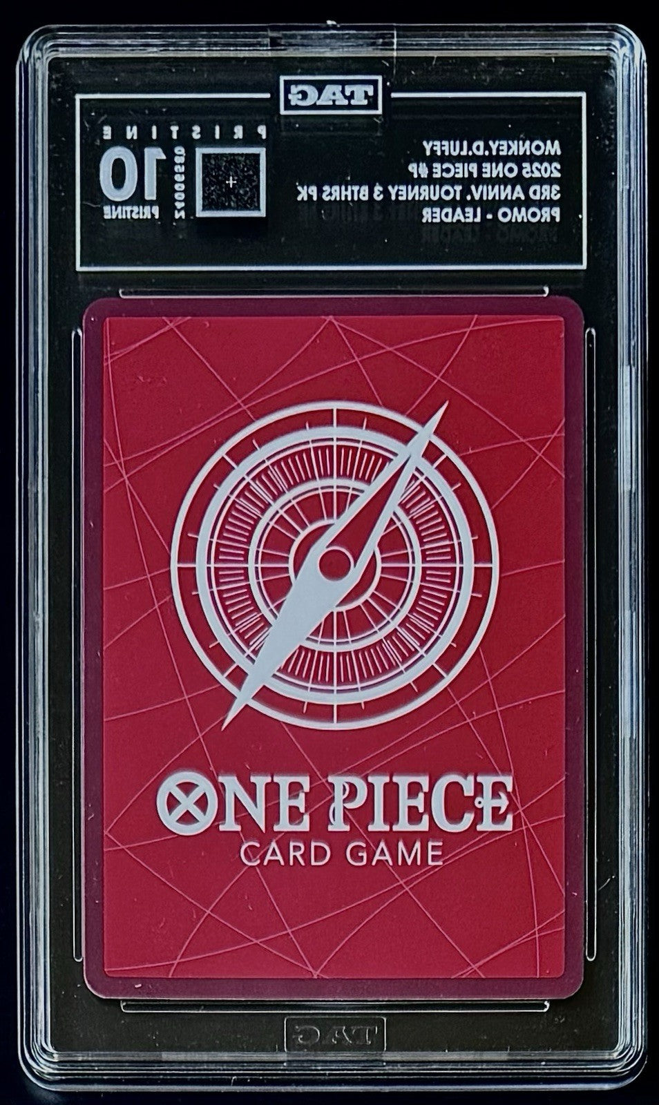 TAG 10 Pristine One Piece  P-L - Monkey.D.Luffy - Promo - EN - 3rd Anniversary