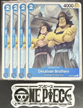 4x One Piece ST22-008 C Decalvan Brothers - English - Regular - Playset - NM/M