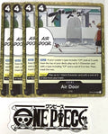 4x One Piece OP03-094 UC Air Door - Flag Foil - English - Playset - TCG - NM/M