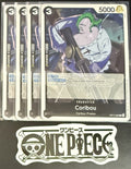 4 x One Piece OP11-086 C Coribou - ENG - Regular - Playset - TCG - NM/M