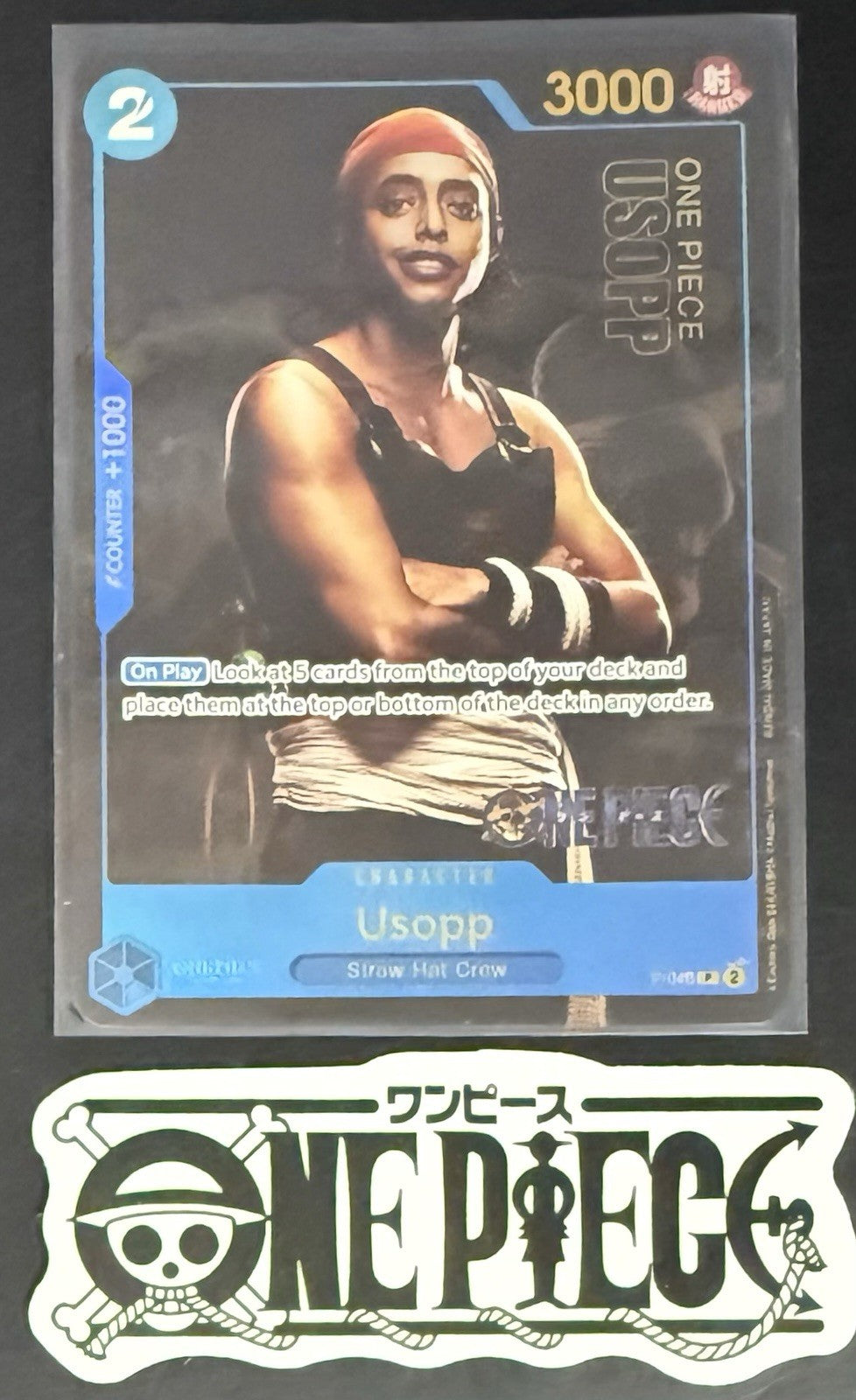One Piece P-049 P Usopp - English - Play Set - Live Action - TCG - NM/M