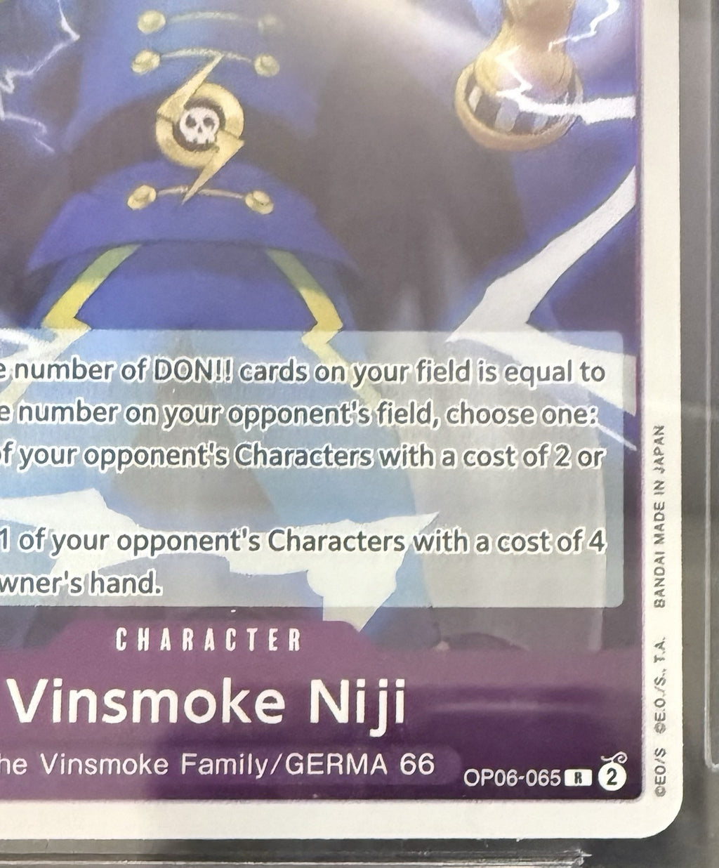 BGS 10 One Piece OP06-055 R Vinsmoke Niji - English - Wings of the Captain