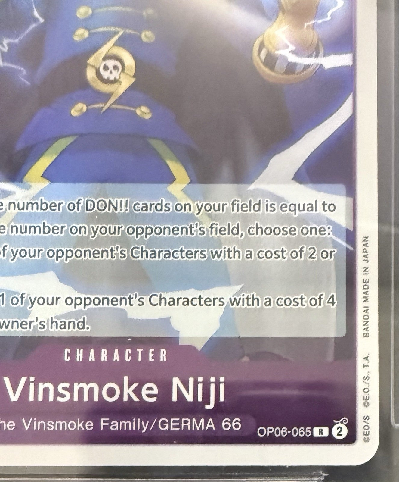 BGS 10 One Piece OP06-055 R Vinsmoke Niji - English - Wings of the Captain