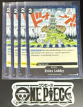 4x One Piece OP03-098 C Enies Lobby - English - Regular - Playset - TCG - NM/M