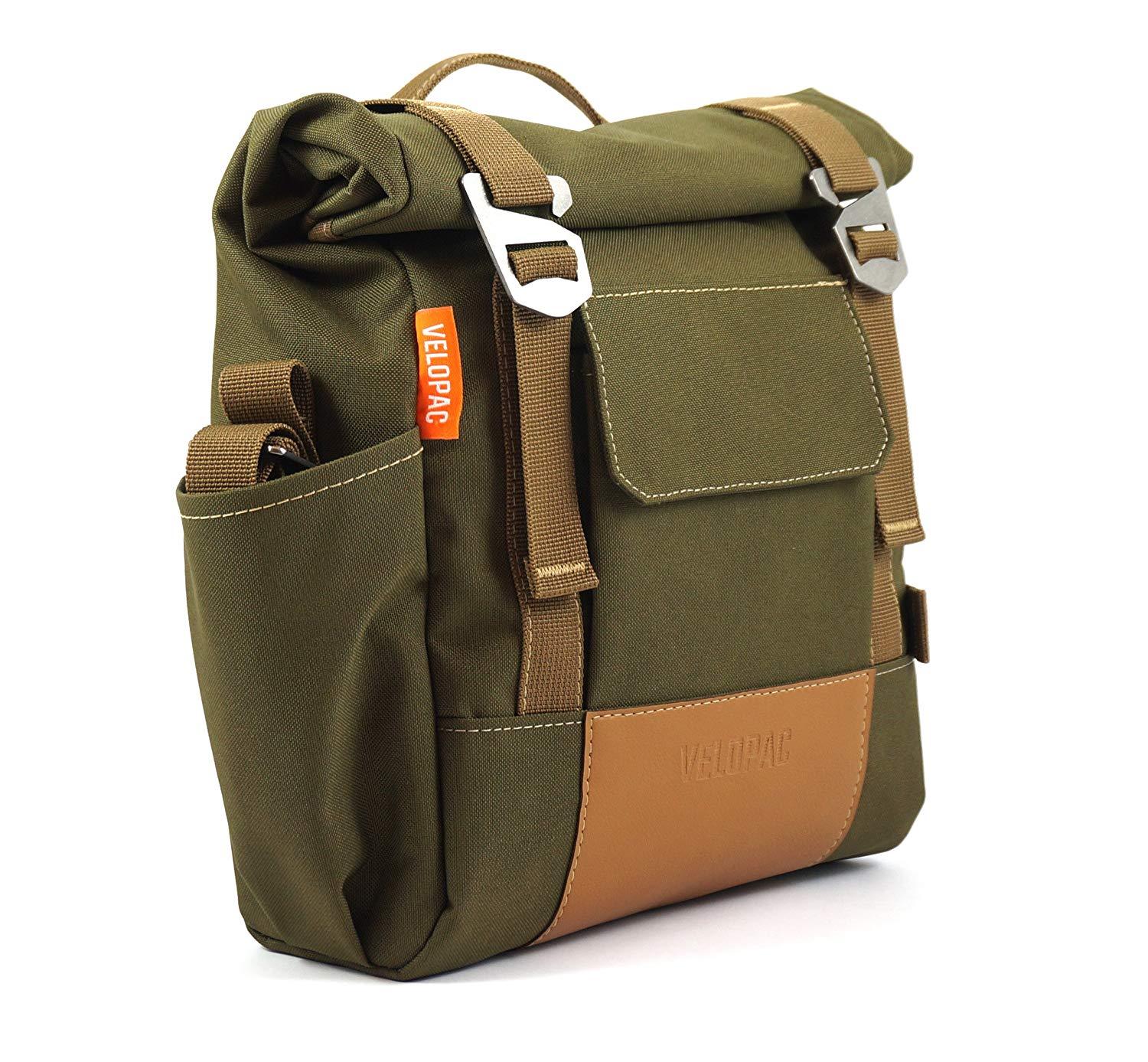 VELOPAC Pannier Bicycle - Bike - Bag - for Frame - Shoulder Bag 6L - ECO BAG