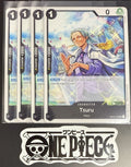 4x One Piece OP02-106 UC Tsuru - English - Playset - Regular - TCG - NM/M