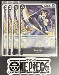 4x One Piece OP02-105 C Tashigi - English - Playset - Regular - TCG - NM/M