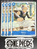 4x One Piece OP03-052 C Merry - English - Regular - Playset - TCG - NM/M