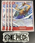 4x One Piece OP02-012 C Blenheim - English - Playset - Regular - TCG - NM/M