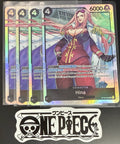 4x One Piece ST19-004 SR  Hina - English - Foil - Playset - TCG - NM/M