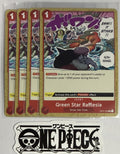 4x One Piece OP01-028 C Green Star Rafflesia - English - Playset - TCG - NM/M