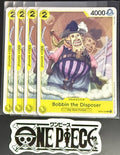 4x One Piece OP03-103 C Bobbin the Dis- English - Regular - Playset - TCG - NM/M